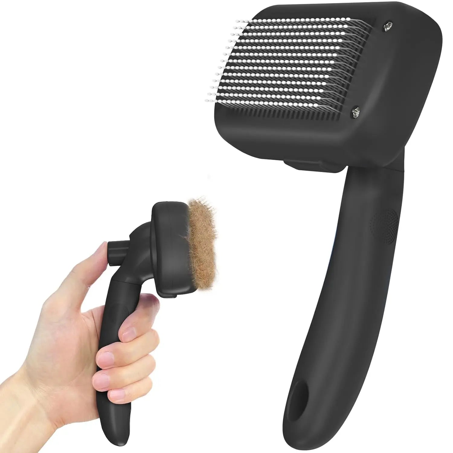 PawModo™ Self Cleaning Shedding Brush, Skin Friendly Grooming Tool For Cats and Dogs PawModo™